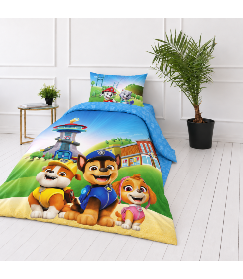 Bedding Set „Paw Patrol Blue“. Cotton bedding sets