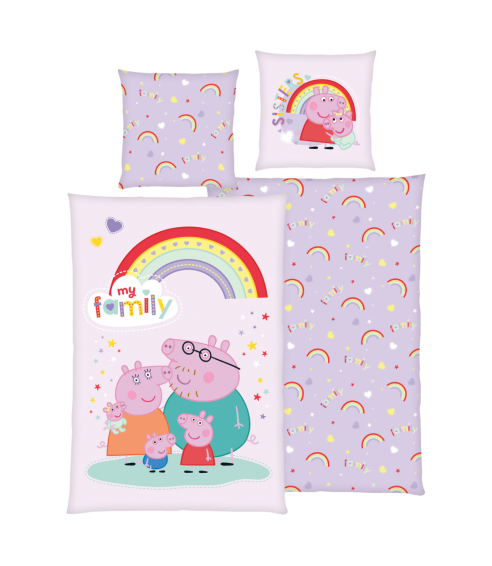 Bedding Set „Peppa Pig“. Cotton bedding sets