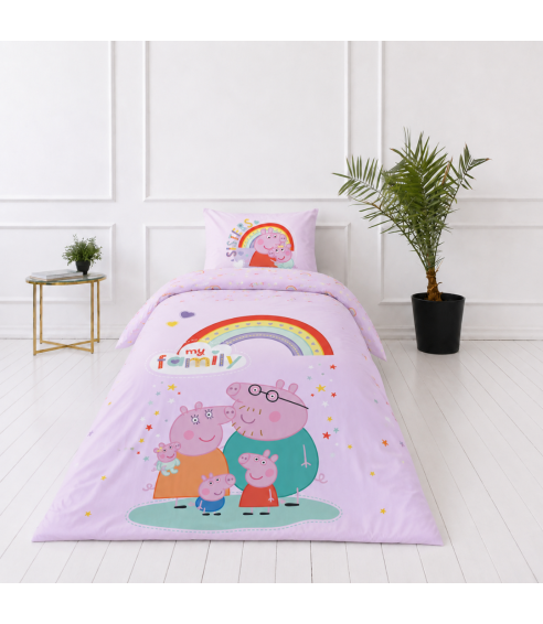 Bedding Set „Peppa Pig“. Cotton bedding sets
