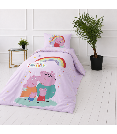 Bedding Set „Peppa Pig“. Cotton bedding sets