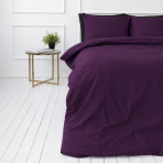 Bedding Set „Plum“. Bedding sets 155x200, 140x200 cm, 150x200 cm, 160x200 cm, 180x200 cm, 200x200 cm, 200x220 cm, 220x240 cm. Solid bedding set in a deep purple shade without patterns. Bedding Set „Plum“. Bedding sets 155x200, 140x200 cm, 150x200 cm, 160x200 cm, 180x200 cm, 200x200 cm, 200x220 cm, 220x240 cm. Solid bedding set in a deep purple shade without patterns.