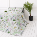 Bedding Set „Primavera“. Bedding sets 155x200, 140x200 cm, 150x200 cm, 160x200 cm, 180x200 cm, 200x200 cm, 200x220 cm, 220x240 cm. Light bedding set with a delicate botanical floral pattern Bedding Set „Primavera“. Bedding sets 155x200, 140x200 cm, 150x200 cm, 160x200 cm, 180x200 cm, 200x200 cm, 200x220 cm, 220x240 cm. Light bedding set with a delicate botanical floral pattern