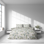 Bedding Set „Quiet Greens“. Bedding sets with plants, 140x200 cm, 200x200 cm, 200x220 cm, 220x240 cm