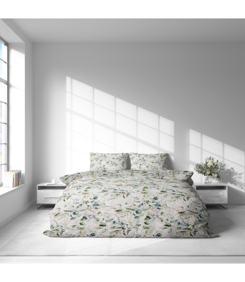 Bedding Set „Quiet Greens“. Cotton bedding sets