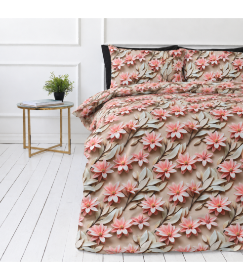 Bedding Set „Rosy Whisper“. Bedding sets 140x200