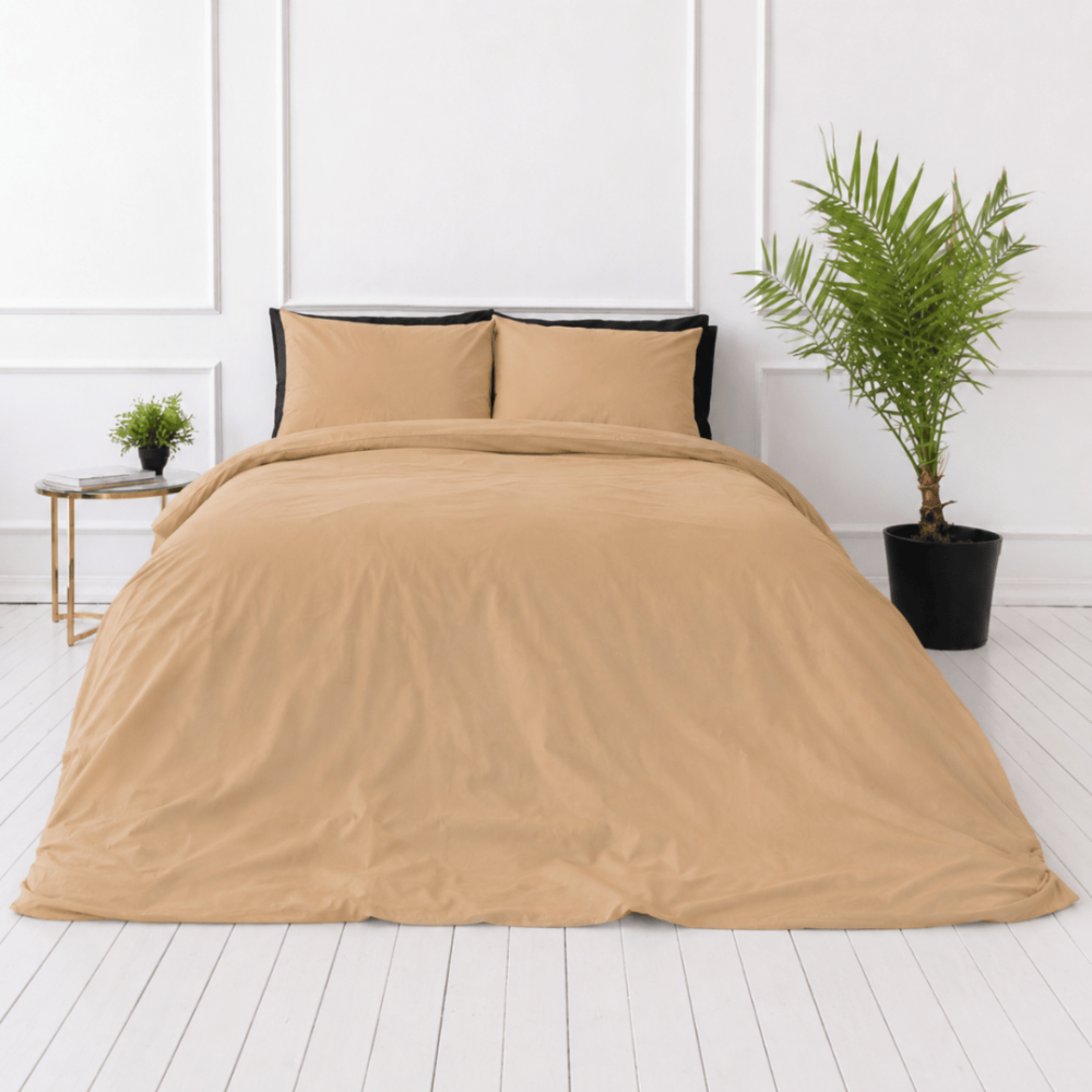 Bedding Set „Senape“. Beige bedding sets, 140x200 cm, 150x200 cm, 160x200 cm, 180x200 cm, 200x200 cm, 200x220 cm, 220x240 cm. Bedding set in a soft caramel sand color. Bedding Set „Senape“. Beige bedding sets, 140x200 cm, 150x200 cm, 160x200 cm, 180x200 cm, 200x200 cm, 200x220 cm, 220x240 cm. Bedding set in a soft caramel sand color.