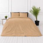Bedding Set „Senape“. Beige bedding sets, 140x200 cm, 150x200 cm, 160x200 cm, 180x200 cm, 200x200 cm, 200x220 cm, 220x240 cm. Bedding set in a soft caramel sand color. Bedding Set „Senape“. Beige bedding sets, 140x200 cm, 150x200 cm, 160x200 cm, 180x200 cm, 200x200 cm, 200x220 cm, 220x240 cm. Bedding set in a soft caramel sand color.