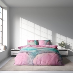 Bedding Set „Serenity“. Microfiber bedding sets, 140x200 cm, 150x200 cm, 160x200 cm, 180x200 cm