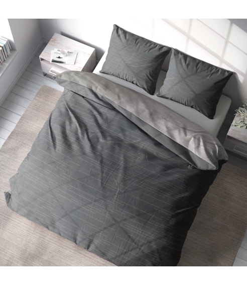 Bedding Set „Slate lines“. Bedding sets 140x200