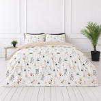 Bedding Set „Soft Fields“. Bedding sets 135x200, 140x200 cm, 200x200 cm, 200x220 cm. Light bedding with a subtle meadow flower design Bedding Set „Soft Fields“. Bedding sets 135x200, 140x200 cm, 200x200 cm, 200x220 cm. Light bedding with a subtle meadow flower design