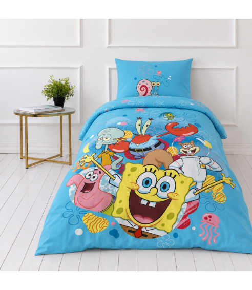 Bedding Set „SpongeBob SquarePants“. Cotton bedding sets