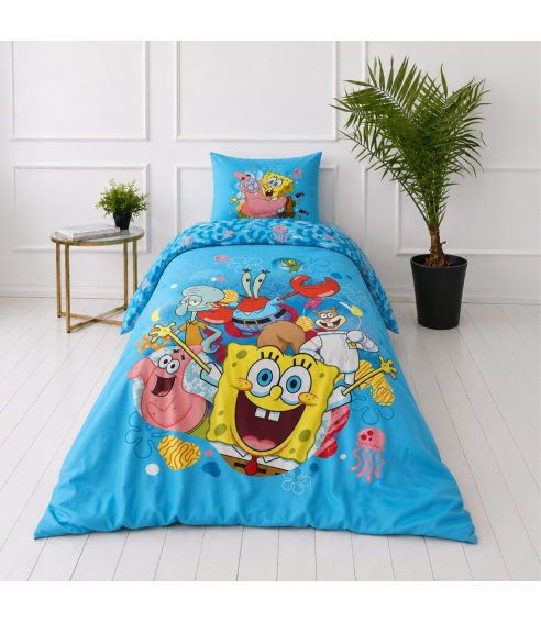 Bedding Set „SpongeBob SquarePants“. Cotton bedding sets
