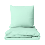 Bedding Set „Spring Dew“. Bedding sets 135x200, 140x200 cm, 150x200 cm, 160x200 cm, 180x200 cm, 200x200 cm, 200x220 cm, 220x240 cm. Refreshing mint-colored bedding set for a serene bedroom ambiance.