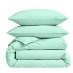 Bedding Set „Spring Dew“. Bedding sets 135x200, 140x200 cm, 150x200 cm, 160x200 cm, 180x200 cm, 200x200 cm, 200x220 cm, 220x240 cm. Refreshing mint-colored bedding set for a serene bedroom ambiance.