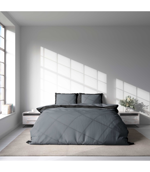 Bedding Set „Squared Dark“. Bedding sets 200x220