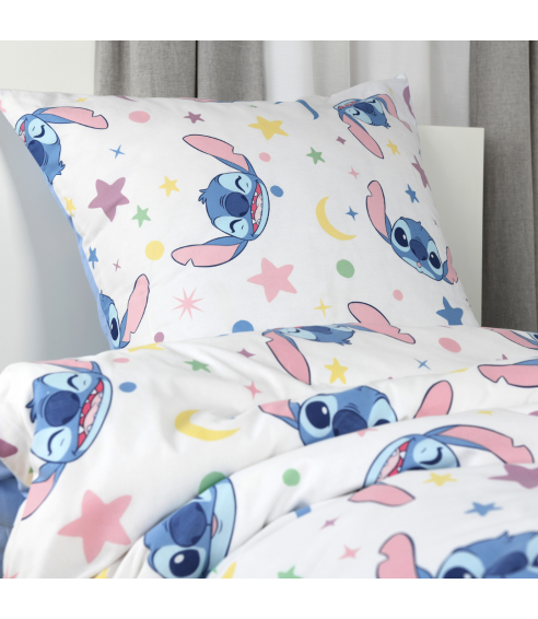 Bedding Set „Stitch Blue“. Cotton bedding sets