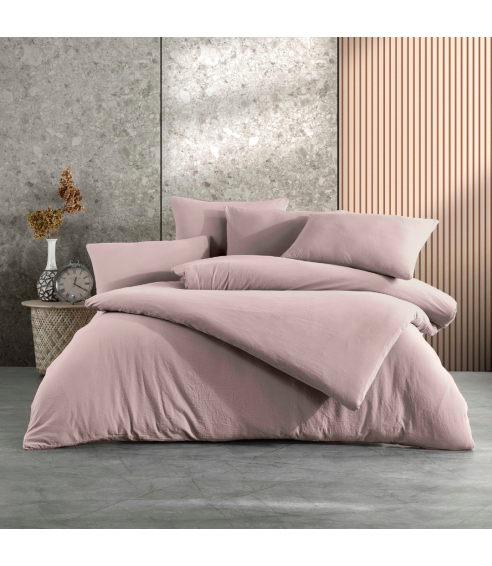 Bedding Set „Taupe Stone Washed“. Cotton bedding sets
