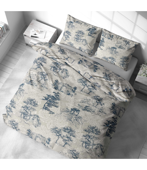Bedding Set „Toile De Jouy Classic“. Bedding sets 140x200