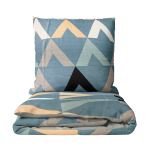 Bedding Set „Vertex“. Blue bedding sets, 150x200 cm