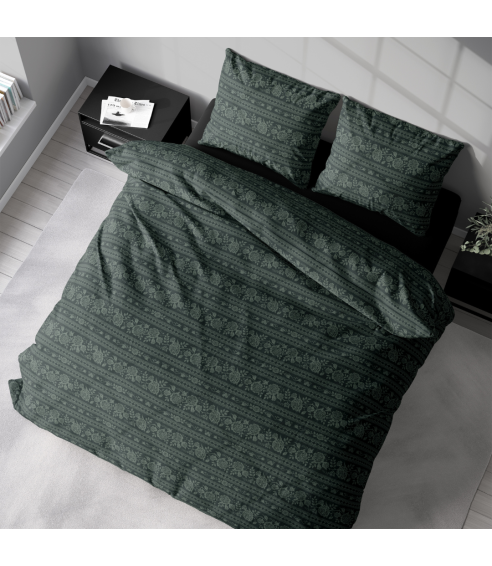 Bedding Set „Vitor Green“. Cotton bedding sets