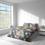 Bedding Set „Vintage Glamour“. Bedding sets 155x200, 140x200 cm, 150x200 cm, 160x200 cm, 180x200 cm, 200x200 cm, 200x220 cm. Bedding set with delicate pastel flower design.