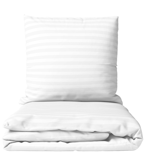 Bedding Set „White Stripes“. Hotel bedding sets