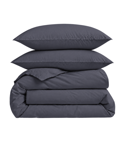 Percale Bedding Set „Dark Grey Percale“. Percale bedding sets