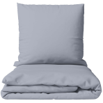 Percale Bedding Set „Shale Grey Percale“. Bedding sets 155x200, 140x200 cm, 150x200 cm, 160x200 cm, 180x200 cm, 200x200 cm, 200x220 cm, 220x240 cm. Light grey solid-color bedding set design.