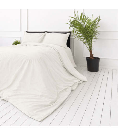 Percale Bedding Set „Snow White Percale“. Percale bedding sets