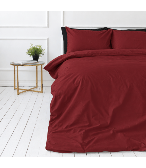 Percale Bedding Set „Sun-dried Tomato Percale“. Percale bedding sets