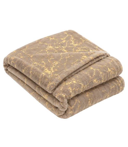 Blanket „Gilded Brown fleece blanket“. Blankets