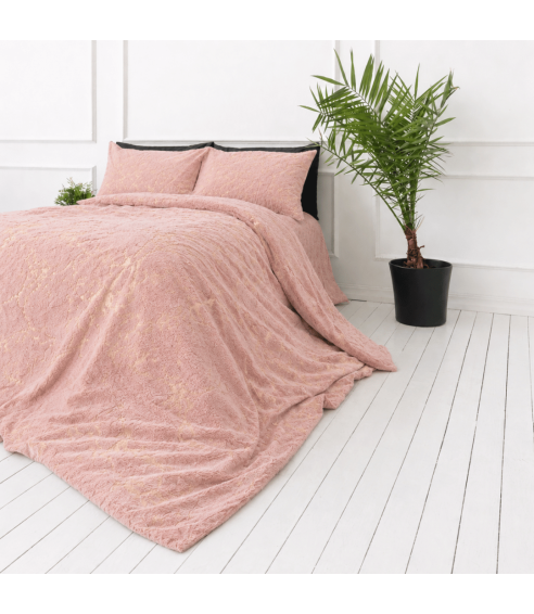 Plush Bedding Set “Minky Gilded Rose”. Bedding sets 200x220
