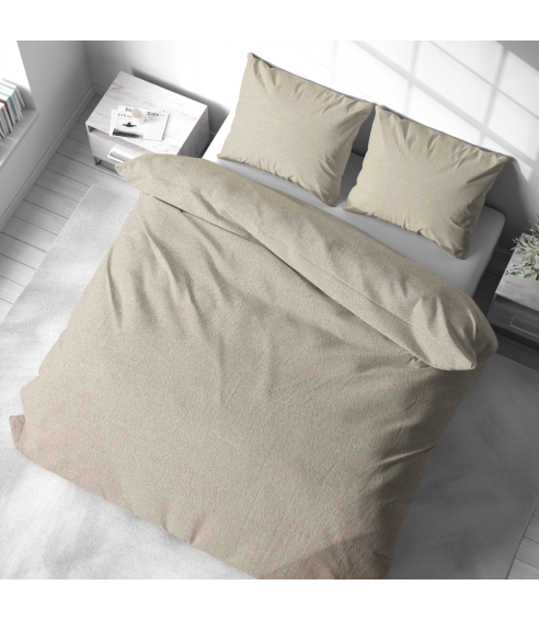 Plush Bedding Set “Minky Beige”. Bedding sets 200x220