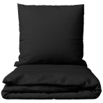 Plush Bedding Set “Minky Black”. Black bedding sets, 200x220 cm. Black plush bedding set with a deep, elegant tone.