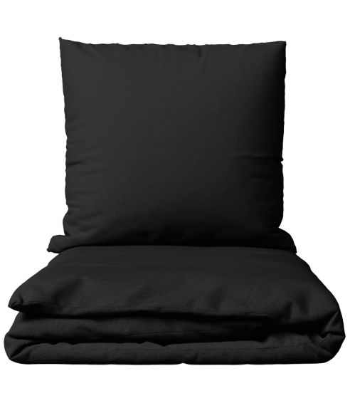 Plush Bedding Set “Minky Black”. Bedding sets 200x220