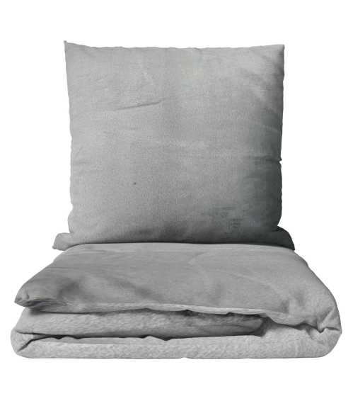 Plush Bedding Set “Minky Grey Solid”. Bedding sets 200x220
