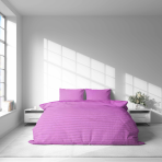 Plush Bedding Set “Minky Violet”. Purple bedding, 200x220 cm. Soft violet plush bedding set adds a splash of color and coziness to your sleep space.