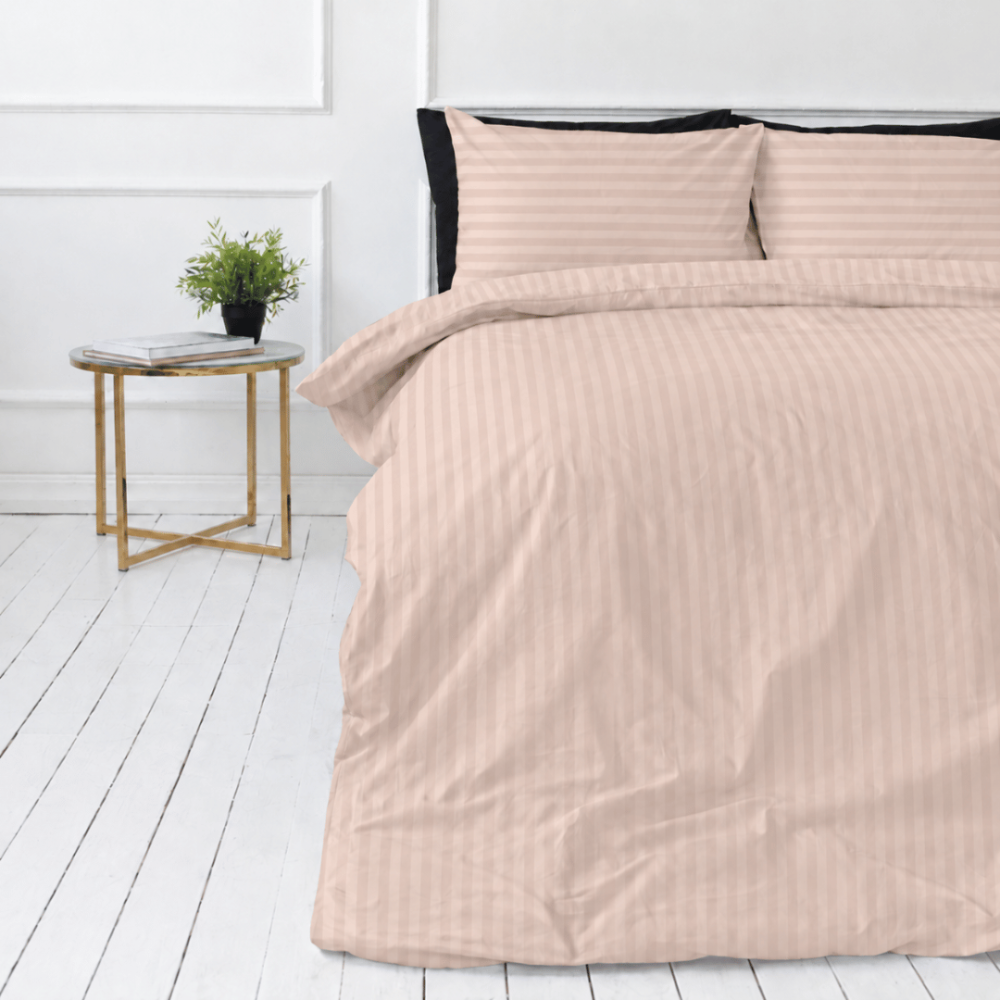 Premium satin pillowcases “Classic Coffee Stripe Sateen Pillowcase”. Pillowcases 50x70 Premium satin pillowcases “Classic Coffee Stripe Sateen Pillowcase”. Pillowcases 50x70