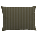 Premium satin pillowcases “Moss Green Stripe Satin Pillowcase”. Pillowcases 50x70