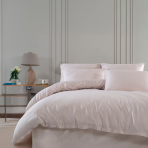 Premium Sateen Bedding Set „Beige“. Beige bedding sets, 140x200 cm, 200x200 cm, 200x220 cm. Elegant beige bedding set, offering a soft, neutral tone for a warm and inviting bedroom atmosphere.