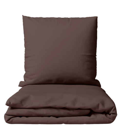 Premium Sateen Bedding Set "Brown". Satin bedding sets