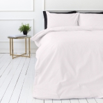 Premium Sateen Bedding Set „Crystal“. Pink bedding, 140x200 cm, 200x200 cm, 200x220 cm