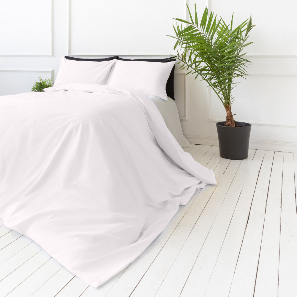 Premium Sateen Bedding Set „Crystal“. Pink bedding, 140x200 cm, 200x200 cm, 200x220 cm