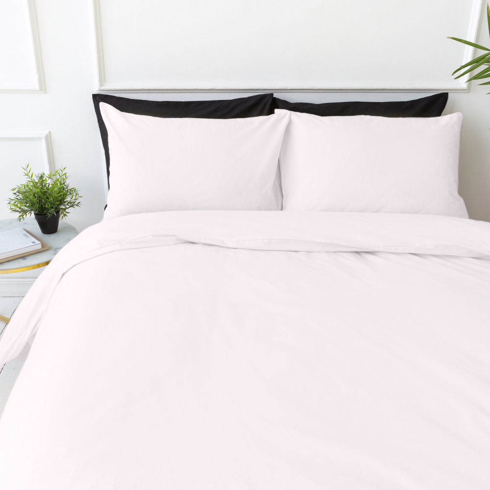 Premium Sateen Bedding Set „Crystal“. Pink bedding, 140x200 cm, 200x200 cm, 200x220 cm