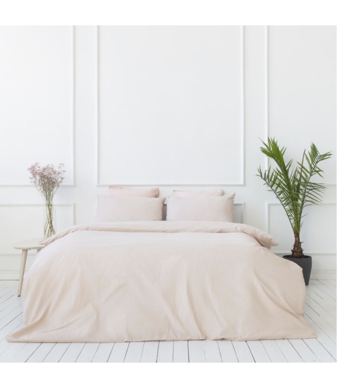 Premium Sateen Bedding Set „Classic coffee“. Satin bedding sets