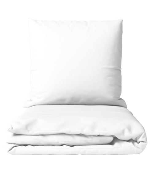 Premium Sateen Bedding Set „Classic White“. Satin bedding sets
