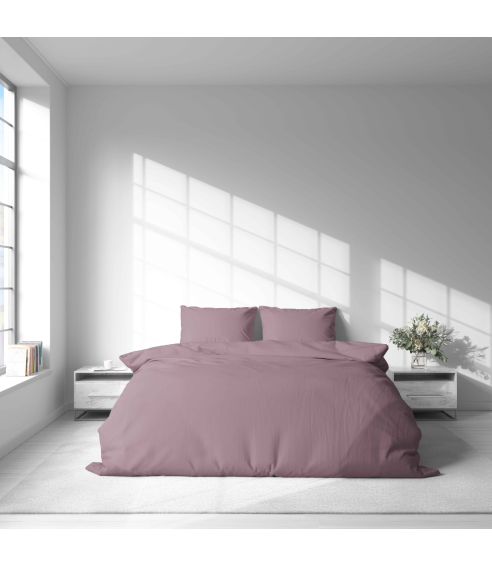 Premium Sateen Bedding Set „Dusty pink glow“. Satin bedding sets