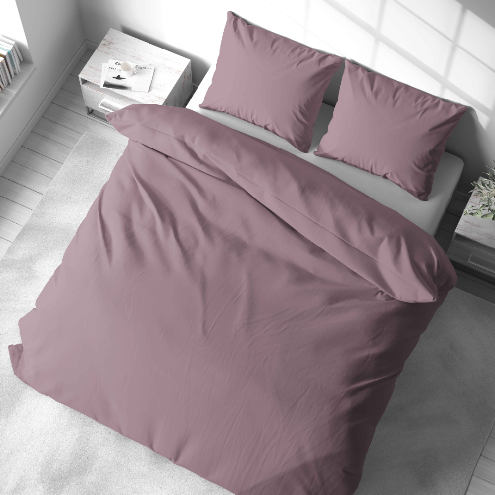 Premium Sateen Bedding Set „Dusty pink glow“. Bedding sets 150x200, 140x200 cm, 150x200 cm, 160x200 cm, 180x200 cm, 200x200 cm, 200x220 cm, 220x240 cm