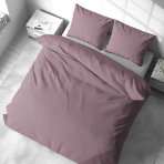Premium Sateen Bedding Set „Dusty pink glow“. Bedding sets 150x200, 140x200 cm, 150x200 cm, 160x200 cm, 180x200 cm, 200x200 cm, 200x220 cm, 220x240 cm