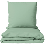 Premium Sateen Bedding Set „Eucalyptus“. Bedding sets 150x200, 100x140 cm, 140x200 cm, 150x200 cm, 160x200 cm, 180x200 cm, 200x200 cm, 200x220 cm, 220x240 cm. Light green minimalist design bedding set